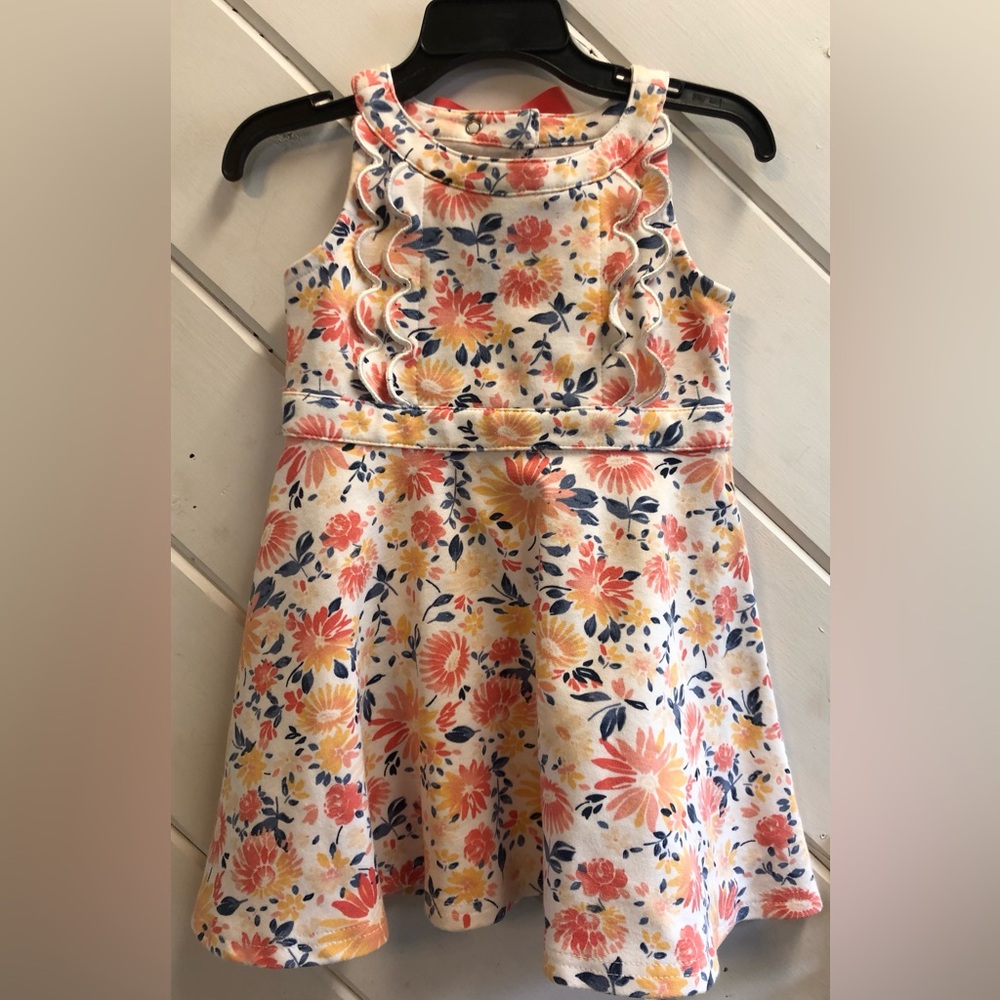 Cynthia Rowley Floral Ruffle Girls Dress